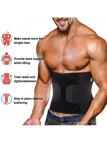 Shapewear Neoprene Waist Trimmer Ab Belt for Men Weight Loss Trainer Corset Slimming Body Shaper Workout Sauna Hot Sweat Band...