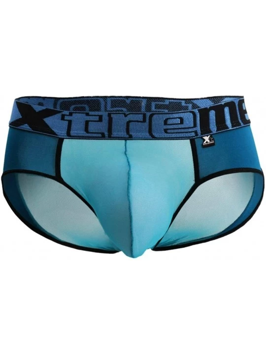 Briefs Mens Fashion Underwear Bikini and Briefs - Petrol_style_91039 - CI18T4YG839 $14.49