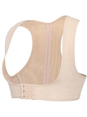 Shapewear Shaper Tops for Women Posture Corrector Chest Brace Up Bra - Nude1 - CM18ZX7H97A $33.27