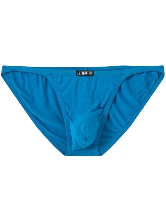 Briefs Bikini Briefs Men Underwear Comfortable Sexy String Underpants - 1 Pack-blue - CI18UIU8ZOZ $8.35
