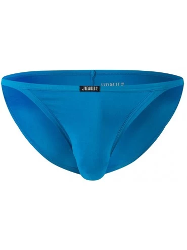 Briefs Bikini Briefs Men Underwear Comfortable Sexy String Underpants - 1 Pack-blue - CI18UIU8ZOZ $8.35