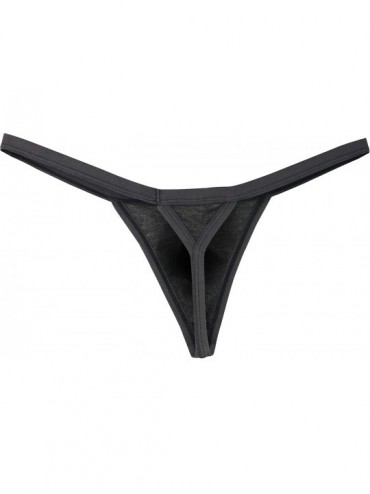 G-Strings & Thongs Men's Modal G-String Underwear Sexy Pouch Y-Back Thong Panties - 6 Pack - CG18NS6UWUM $42.78