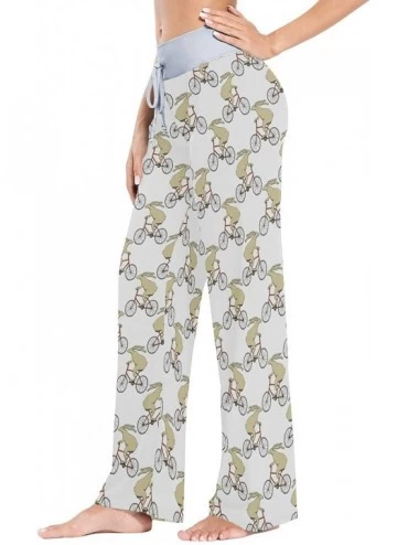 Bottoms Women Pajama Pants Sleepwear Comfy Casual Palazzo Lounge Pants Wide Leg - Color 12 - C6197NGU8MM $32.01