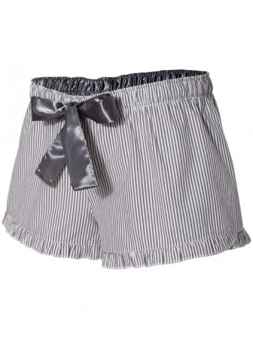 Boxers Alpha Chi Omega Seersucker Boxer Shorts - Silver - CB18HY84S7L $32.13