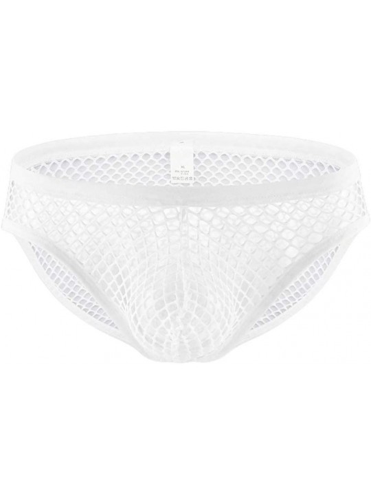 Men's See Through Fishnet Briefs Underwear Lingerie Booty Shorts ...