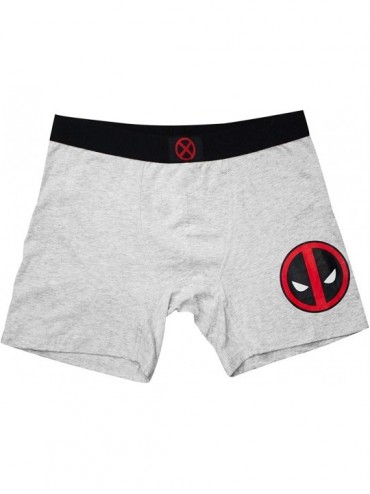 Boxer Briefs Deadpool X-Force Men's Underwear Boxer Briefs (Medium) Grey - CM18R907662 $40.11