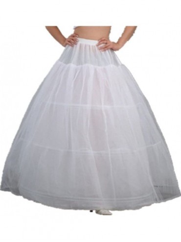 Slips Women's Crinoline Underskirt Petticoat Slip for Wedding Bridal Dress White - CE12COFI0OD $47.01
