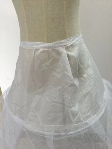 Slips Women's Crinoline Underskirt Petticoat Slip for Wedding Bridal Dress White - CE12COFI0OD $19.82