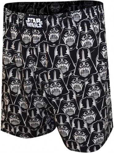 Boxers Men's Star Wars Darth Vader Cotton Boxer Shorts - CM19E4UEX2M $47.06