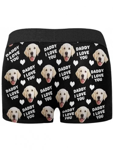 Boxer Briefs Custom Wife Face on Love Heart Valentine's Day Funny Boxer Shorts Novelty Briefs Underpants Printed with Photo -...