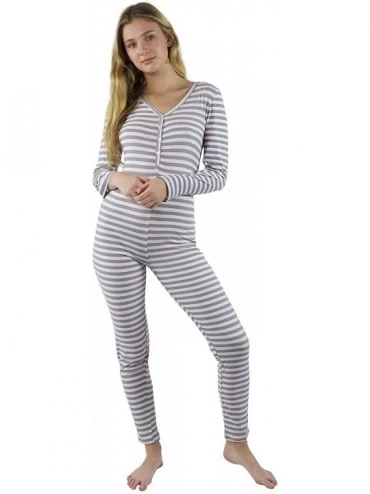 Sets Mentally Exhausted - Womens Onesie Sleep Pajama - Too Glam to Give a Damn - C818AT4AD23 $53.88