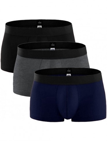 Boxer Briefs Men's Underwear Boxer Breifs Soft 3D Pouch Casual Sport Boxers Breathable Comfort Cotton Underwear 3XL - 3 Pack ...