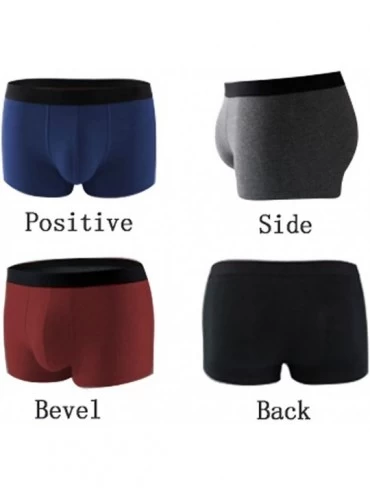 Boxer Briefs Men's Underwear Boxer Breifs Soft 3D Pouch Casual Sport Boxers Breathable Comfort Cotton Underwear 3XL - 3 Pack ...