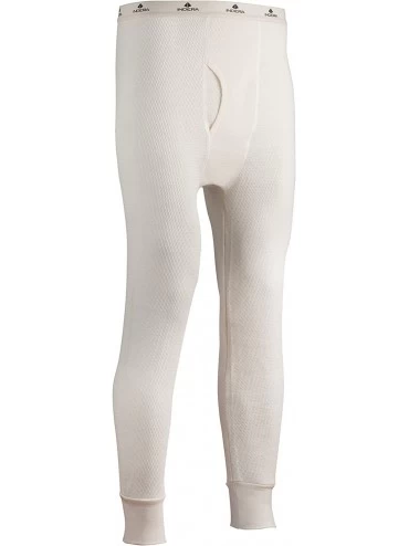 Thermal Underwear Men's Heavyweight Raschel Knit Thermal Underwear Pant - Natural - CN112IPFMHX $23.37