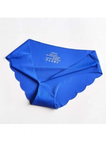 Robes Sexy Underpants Underwear Lingerie- Women's High Waist Thong Lace Panties Comfortable Panties Blue - Blue - CI196CDSHTW...