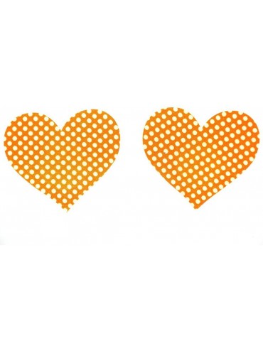 Accessories 10 Pairs Women Heart Shape Disposable Pasties Nipple Cover Lingerie Sticker - Golden - C412I80XYIF $19.56