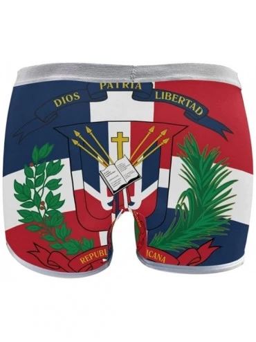 Panties Women's Seamless Boyshort Panties Dominican Republic Flag Underwear Stretch Boxer Briefs - Dominican Republic Flag - ...