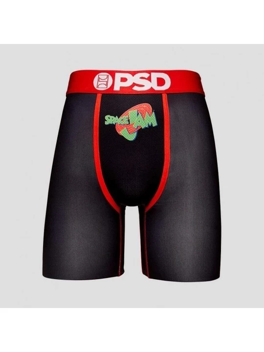 Boxer Briefs Space Jam Boxer Briefs Compression Underwear for Men - Black - CC19DC5G06X $26.24