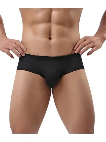 Briefs Men's Stretch Low Rise Cotton Underwear Briefs Pack - 1-pack Black - CP1869EXD6A $20.98